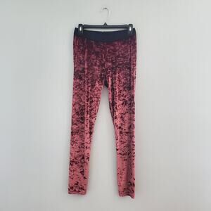 Simply Vera Wang Women's Maroon Velour Pants M